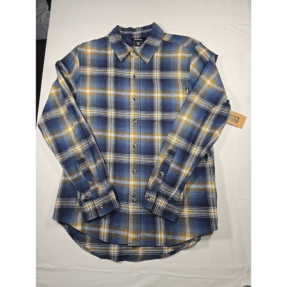 NWT Eddie‎ Bauer Pinecrest Flannel Shirt Plaid Outdoor Men's S